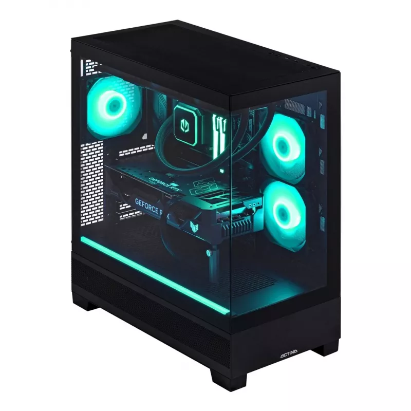Actina PC AMD Ryzen 9 7900 32 GB DDR5-SDRAM 2 TB SSD NVIDIA GeForce RTX 5080 Midi Tower zwart