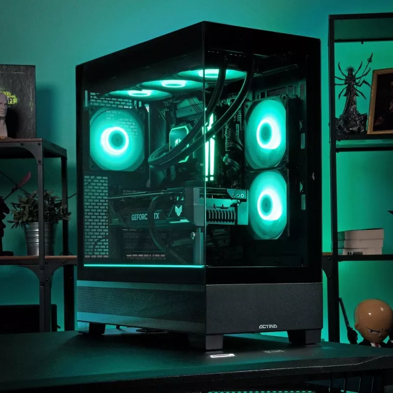ACTINA pc Intel Core i5-14600KF 32 GB DDR5-SDRAM 1 TB SSD NVIDIA GeForce RTX 5060 midi tower zwart