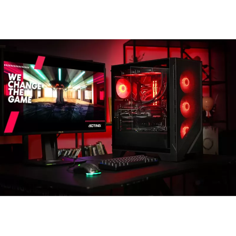 ACTINA pc Intel Core Ultra 7 265KF 32 GB DDR5-SDRAM 2 TB SSD NVIDIA GeForce RTX 5070 midi tower zwart