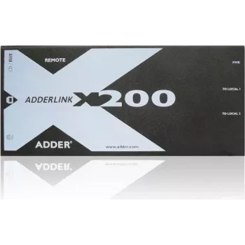 Adder X200-USB/P-IEC AdderLink X200 VGA USB KVM-extenderset via CAT5/5e/6/7 tot 100m