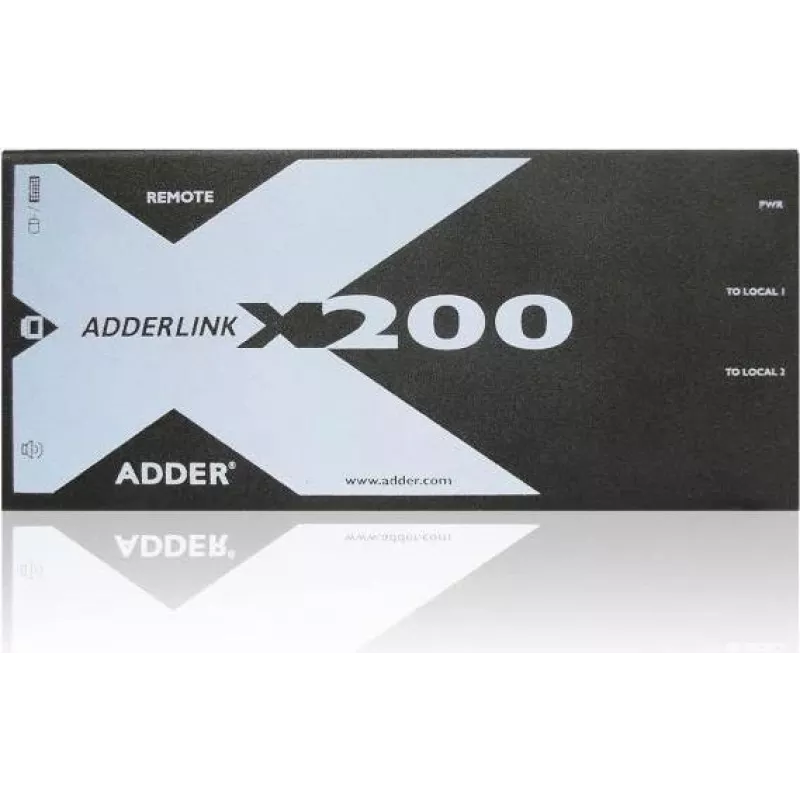 Adder X200-USB/P-IEC AdderLink X200 VGA USB KVM-extenderset via CAT5/5e/6/7 tot 100m