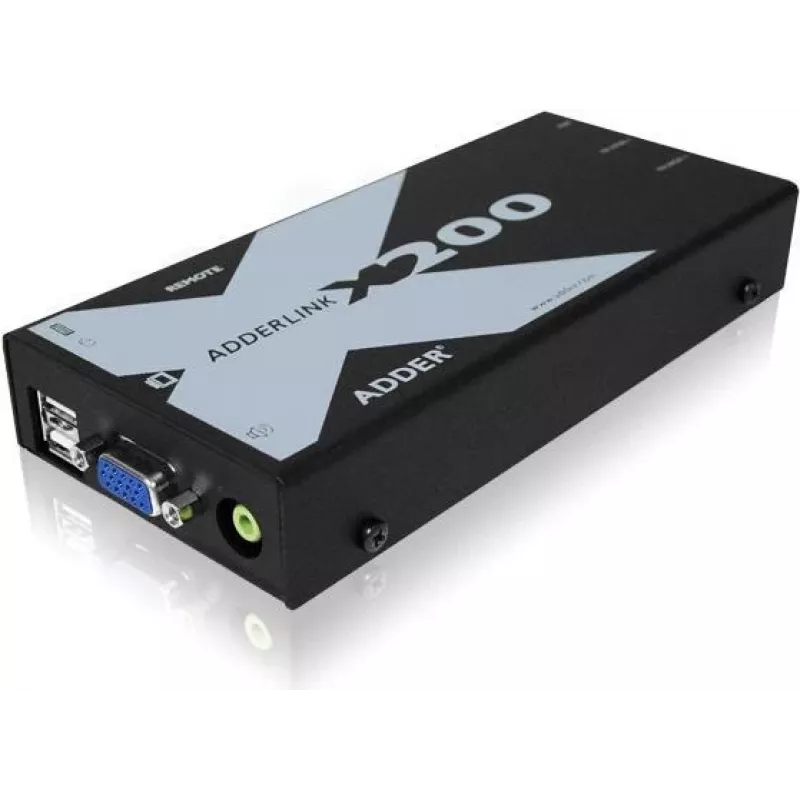 Adder X200-USB/P-IEC AdderLink X200 VGA USB KVM-extenderset via CAT5/5e/6/7 tot 100m