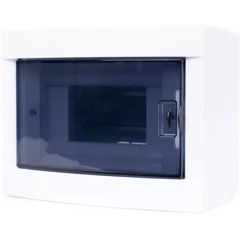 ADELID RM-NT-06T opbouw verdeelkast, 6 modules, 1 rij, IP40, wit/grijs