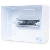 ADELID RM-NT-06T opbouw verdeelkast, 6 modules, 1 rij, IP40, wit/grijs