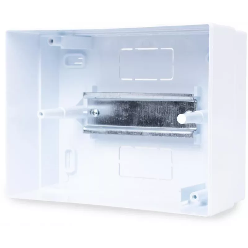 ADELID RM-NT-06T opbouw verdeelkast, 6 modules, 1 rij, IP40, wit/grijs