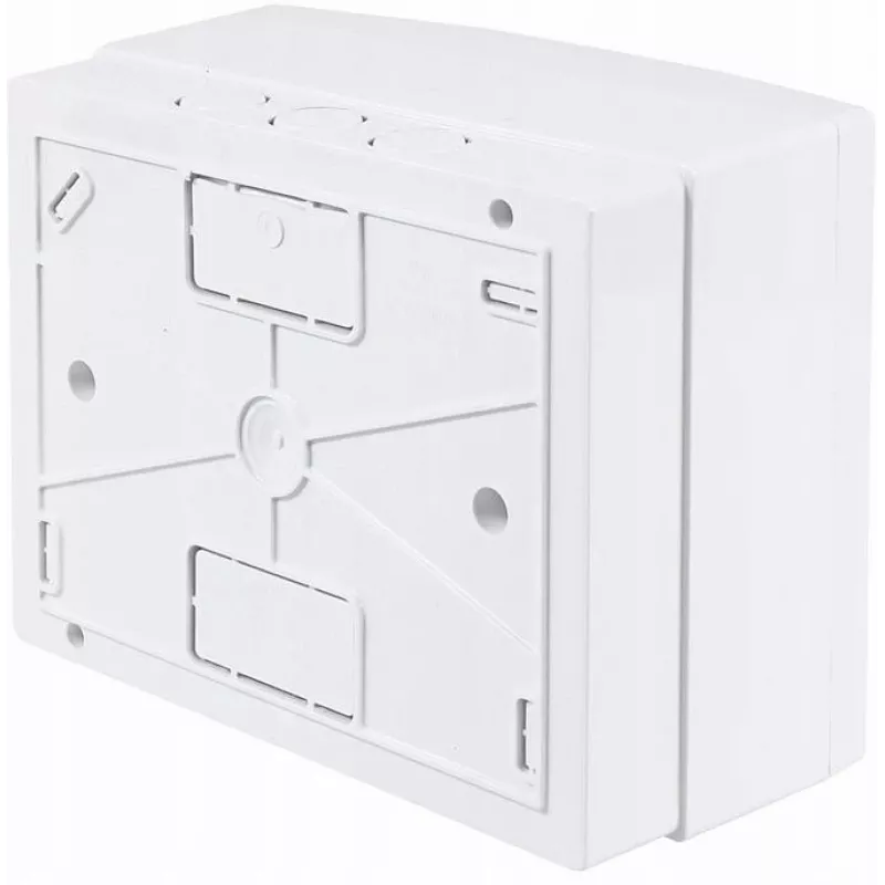 ADELID RM-NT-06T opbouw verdeelkast, 6 modules, 1 rij, IP40, wit/grijs