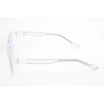 Adidas AOR027-012000 heren zonnebril, zwart montuur, grijze glazen, 54/18/145 mm
