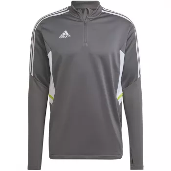 adidas Condivo 22 heren trainingssweatshirt 1/2 zip Grey Five/White HD2312
