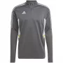 adidas Condivo 22 herentrainingssweatshirt 1/2 zip Grey Five/wit HD2312