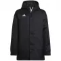 adidas Entrada 22 Stadium kindertraining jas zwart H57569