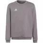adidas Entrada 22 sweat top grijs jeugd 128cm