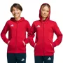 adidas Entrada 26 Full Zip Hoodie kinderen rood 140cm