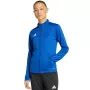 adidas Entrada 26 dames trainingsjack met doorlopende rits, blauw, M