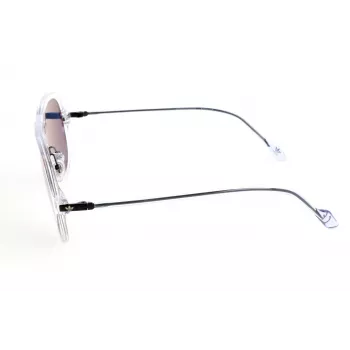 Adidas heren zonnebril AOK001 - zwart montuur, rookglas, 57 mm