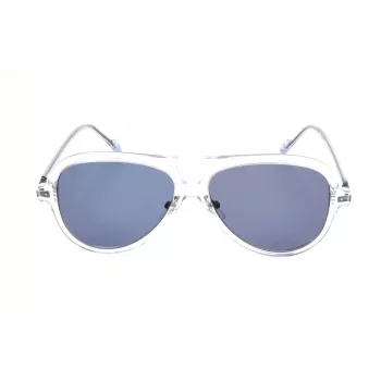 Adidas heren zonnebril AOK001 - zwart montuur, rookglas, 57 mm