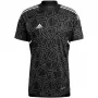 ADIDAS Heren Condivo 22 Keepersshirt Korte Mouw Zwart HB1619