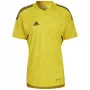 adidas heren Condivo 22 keeperstruitje korte mouw geel HF0138