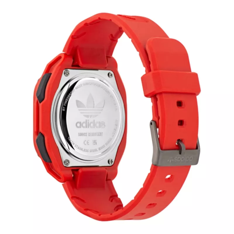 Adidas heren digitaal quartz polshorloge AOST23063 (45 mm)