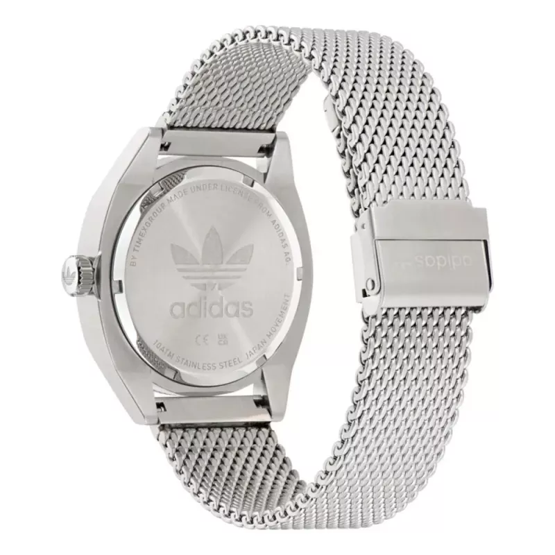 Adidas Heren digitaal horloge AOFH22502 42mm Zwarte siliconen band