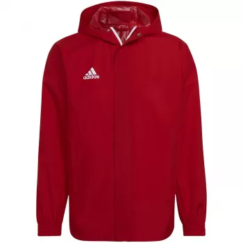adidas heren Entrada 22 allweatherjas rood IK4009