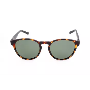 Adidas Originals AOR028-092009 heren rechthoekige zonnebril - zwart montuur, grijze glazen, 50 mm