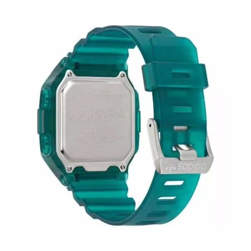 Adidas Project One heren digitaal quartz horloge AOST22048 45mm zwart bio-resin