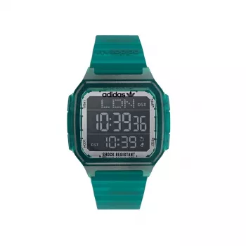 Adidas Project One heren digitaal quartz horloge AOST22048 45mm zwart bio-resin