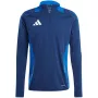 adidas Tiro 24 Competition trainingsshirt Team Navy Blue 2 / White heren slim fit lange mouw AEROREADY gerecycled polyester voetbalshirt S