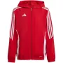 adidas Tiro 24 kinderen trainingsjack rood/wit 164cm