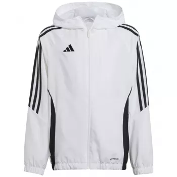 adidas Tiro 24 kinderen trainingsjack wit IM8799 116cm