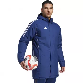 adidas Tiro 24 Stadium Parka Blauwe Jas IR9495 S