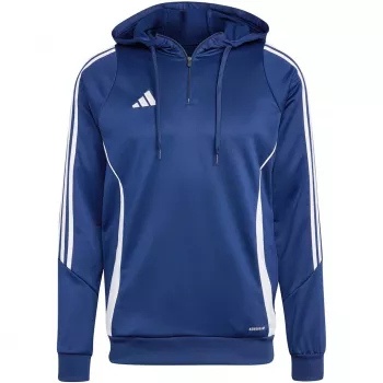 adidas Tiro 24 trainingsjack met capuchon blauw IR9398