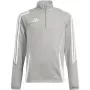 adidas Tiro 24 trainingsshirt kinderen sweatshirt grijs 128cm