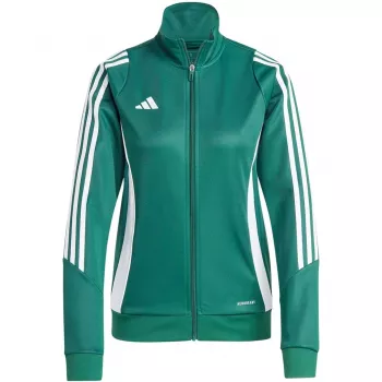 adidas Tiro 24 training dames sweatshirt - Team Green 2/wit - XL