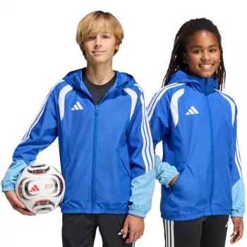 adidas Tiro 26 Competition All Weather kinderjack blauw 152cm