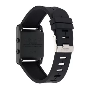 Adidas Unisex AOST23568 Quartz Analoog Horloge 31mm Zwart Silicone