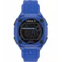 Adidas unisex digitaal quartz horloge AOST23061 45 mm zwart resin siliconen