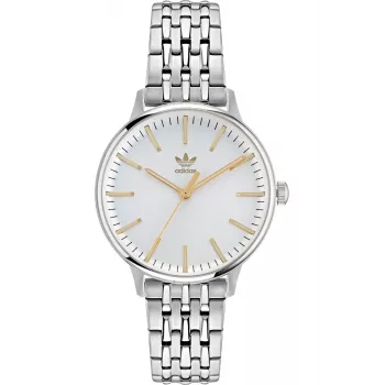 Adidas unisex digitaal quartz horloge AOSY22065 34mm zilver zwart