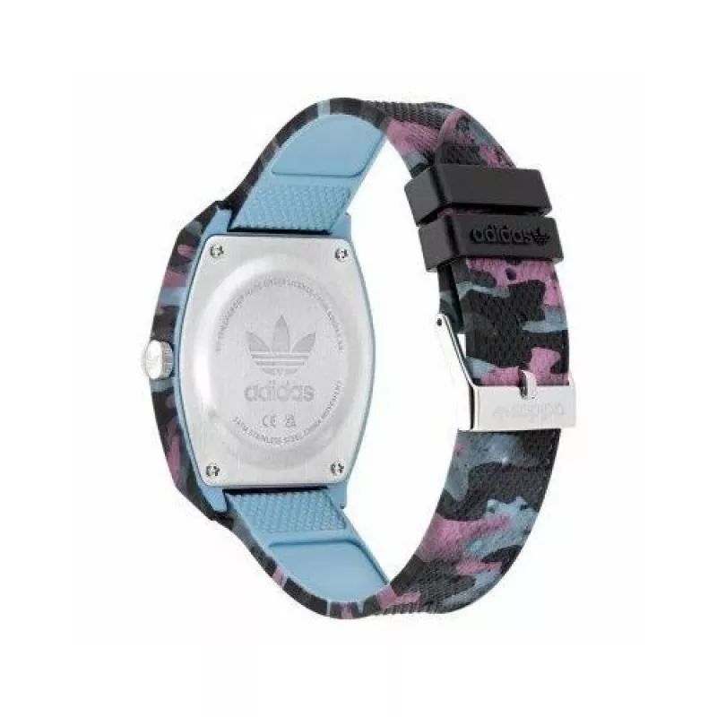 Adidas Unisex digitaal horloge AOST22569 38mm zwart siliconen