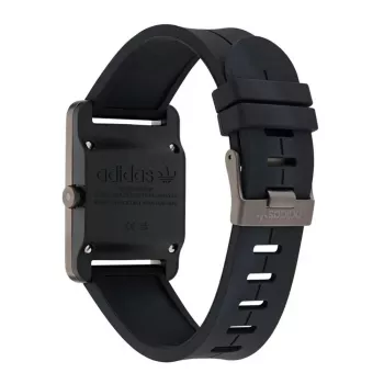 Adidas unisex horloge AOST23563 31 mm quartz analoog silicone zwart