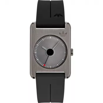 Adidas unisex horloge AOST23563 31 mm quartz analoog silicone zwart