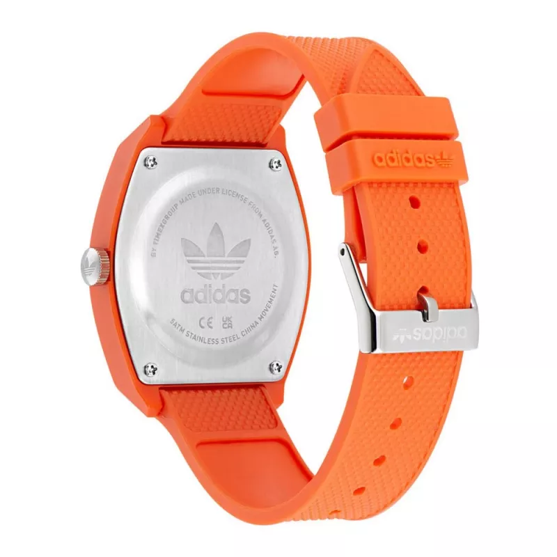 Adidas dames AOST22562 analoog quartz horloge 38mm wit siliconen