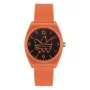 Adidas dames AOST22562 analoog quartz horloge 38mm wit siliconen