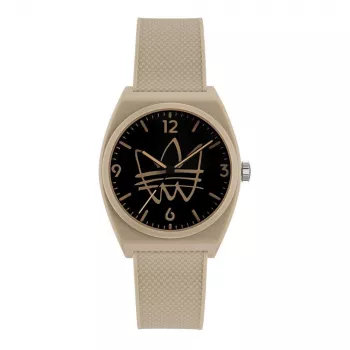 Adidas dameshorloge AOST22565 analoog quartz 38mm wit silicone