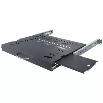 Verstelbare toetsenbord- en muisplateau RSR-F2-19-1U-350B-KM Stalflex