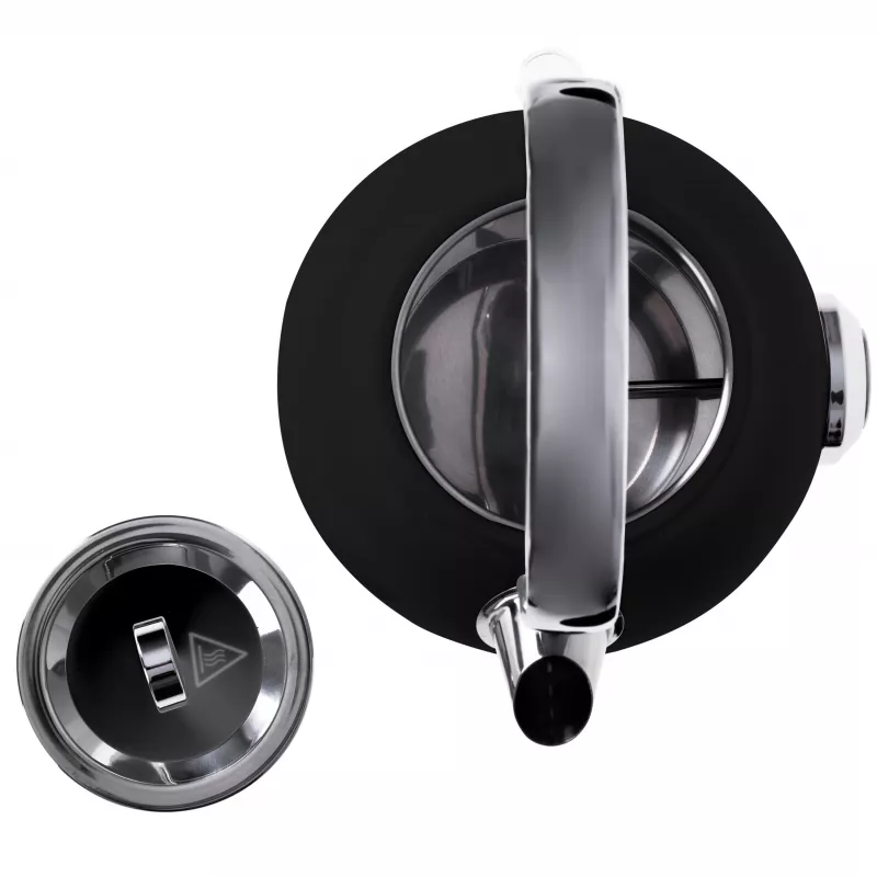 Adler AD 1346B waterkoker 1,7 L, 2200 W, zwart, metallic