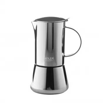 Adler AD 4417 koffiemolen, 150 W, 75 g, RVS, zilver/zwart