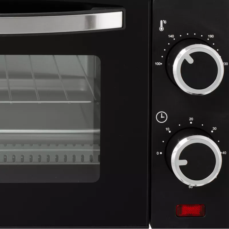 Adler AD 6032 compacte elektrische oven, 9 l, 650 W, zwart