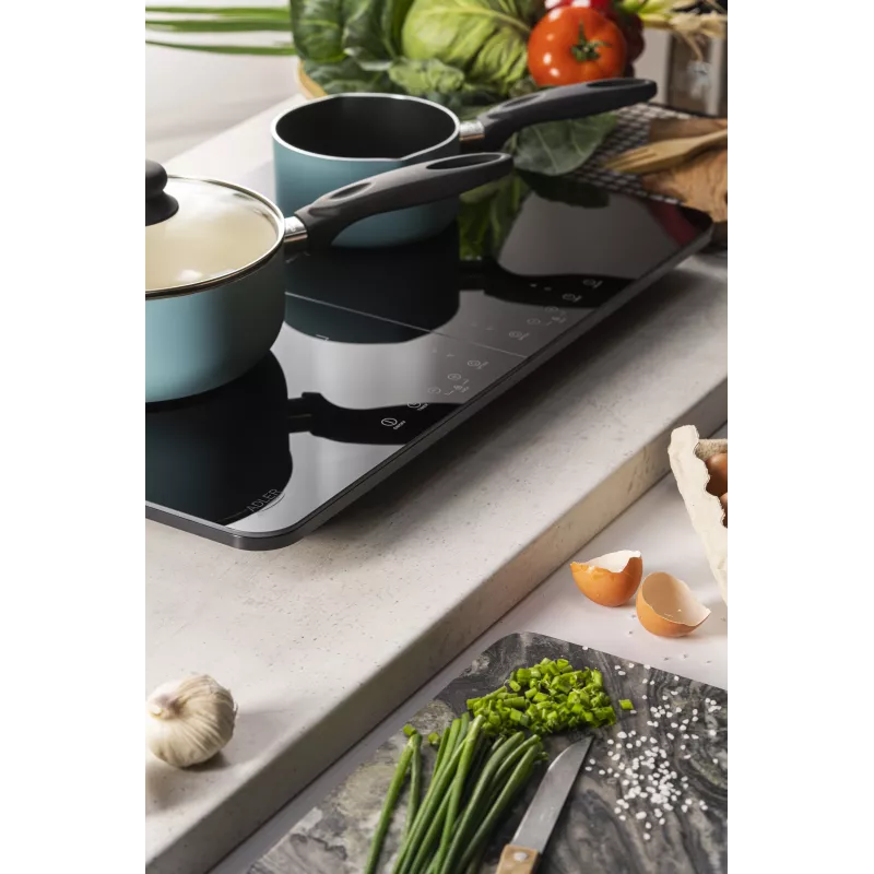 Adler AD 6516 Dubbele Inductiekookplaat 3500W Touch Control Zwart