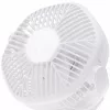 Adler AD 7335 oplaadbare klemventilator, 6W, 12,7 cm, 3 snelheden, oscillatie, wit